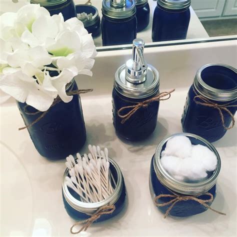 22 piece bath accessory set navy blue flower bathroom rug set + shower curtain & accessories. The 25+ best Navy blue bathroom decor ideas on Pinterest ...