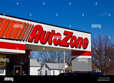 Indianapolis - Circa March 2016: AutoZone Retail Store. AutoZone is a