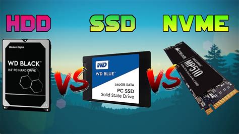 Ssd Vs Nvme M Vs Hdd Loading Test With Windows And Games