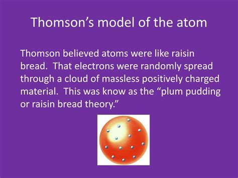 Dr Joseph John Thomson Atom Model Of A