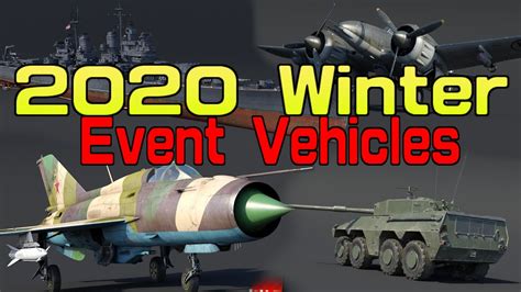 2020 Operation Winter Event Vehicles War Thunder Youtube