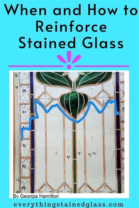 How To Reinforce Stained Glass Panels Stained Glass Repair Stained Glass Diy Tutorials