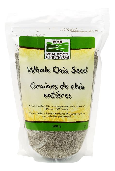 Now Foods Whole White Chia Seed Canadas