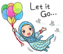 20 stiker untuk whatsapp wastickerapps anime meme lucu k pop. Flower Hijab 2 sticker #849737 | Kartun, Stiker, Gambar