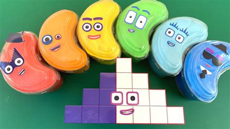 Numberblocks Finding Clay Coloring With The Pyramid Number Shape