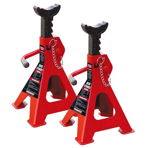 Ton Kg Jack Stands Double Safety Power Built Tools