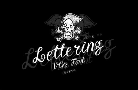 Download Vtks Lettering Font