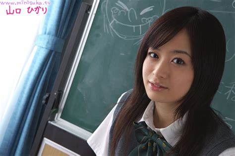 Hikari Yamaguchi Hikari Yamaguchimitsuru Yamaguchi Active High School Girls Minisukatv