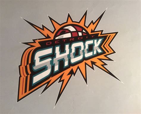 Detroit Shock Vintage 90s Logo Poster Wall Hanging Nike Wnba Etsy Uk