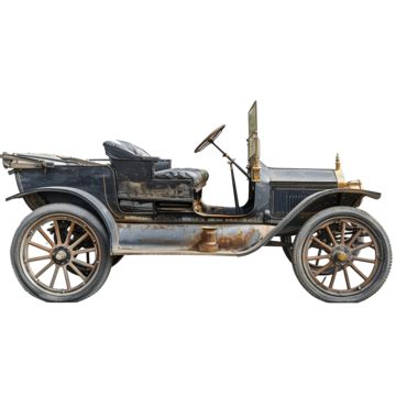 Antique Car Side View Car, Car, Antique, Vintage PNG Transparent Image