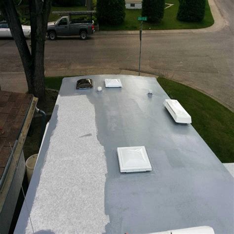 Liquid Rubber Rv Roof Application With Liquid Rubber Rv Roof Coating