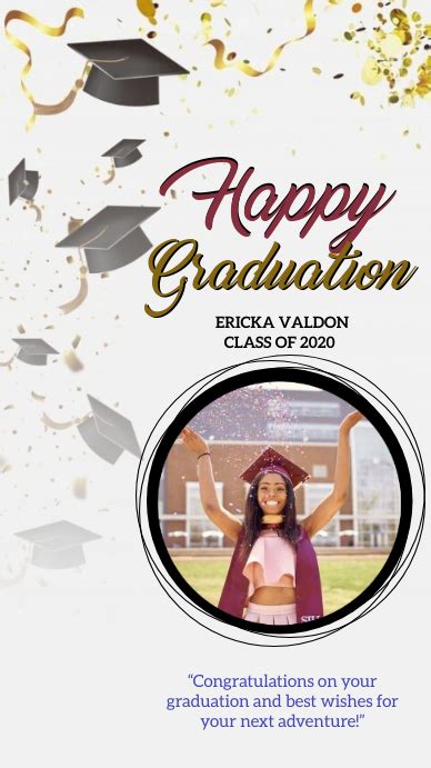 Graduation Instagram Story Design Template Postermywall