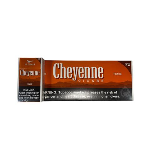 Cheyenne Peach Hw Carton Cigar Box Pa