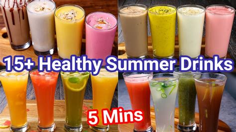 15 Healthy Refreshing Summer Drinks Recipes In 5 Mins Cooling Summer Beverages In Minutes