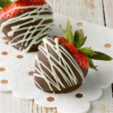 Chocolate Dipped Strawberries Recipe How To Make It Taste Of Home