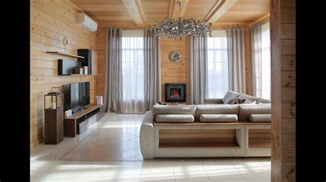 Дизайн модерн в деревянном доме фото
