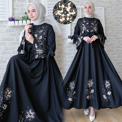 Produk Promo Suki Baju Gamis Muslim Lower Dress Muslimah Hijab