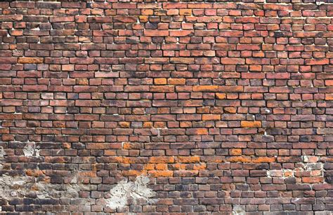 Urban Decayed Red Brick Wallpaper Mural Hovia Uk Red Brick