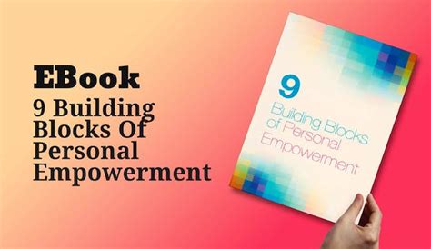 Plr Reports And Ebooks 9 Building Blocks Of Personal Empowerment Plrme