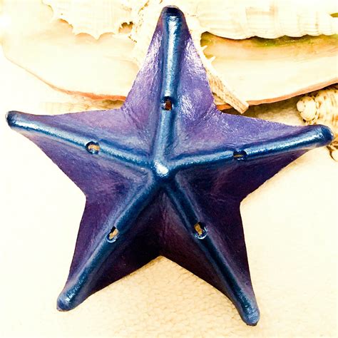 Leather Starfish French Clip Barrette Handcrafted 4 Etsy