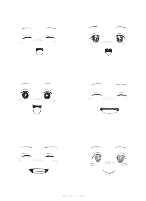 How To Draw Feelings Facial Expressions 101