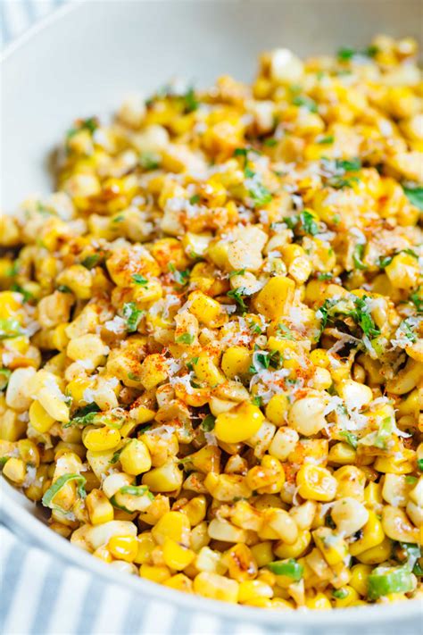 Mexican Street Corn Off The Cob Mexican Street Corn In A Bowl