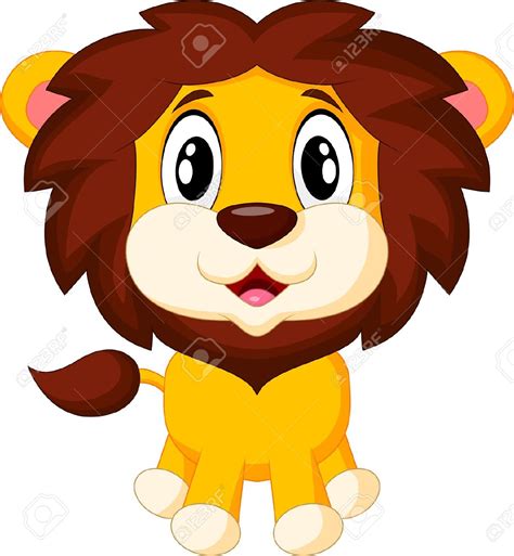 Cute Baby Lion Clipart Clipground
