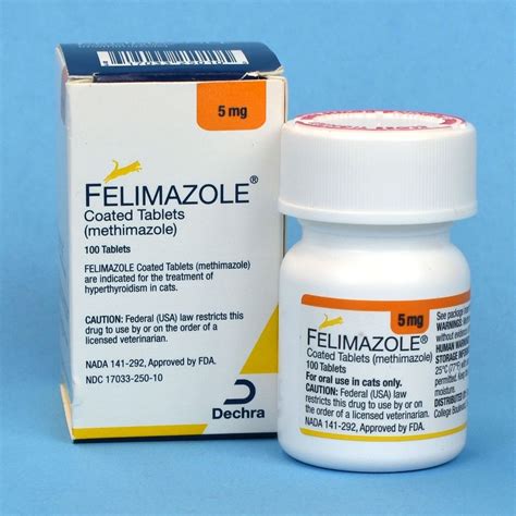 While there are two different conditions related to the 3. Felimazole - Coated Methimazole for Cats | VetRxDirect ...