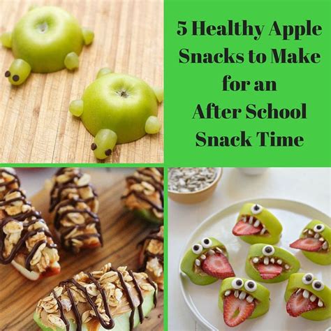 5 Healthy Apple Snacks To Make For An After School Snack Time