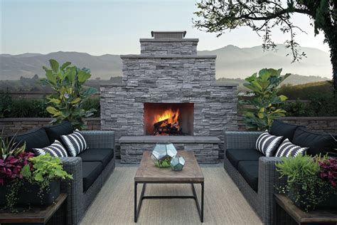 Outdoor Fireplace Tile Fireplace Guide By Linda