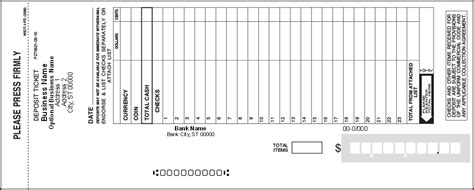 How to fill out a deposit ticket for checks. SAMPLE DEPOSIT TICKET