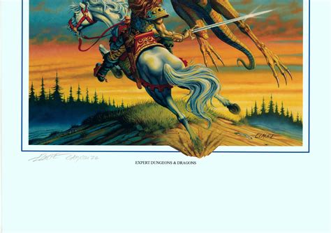 Larry Elmore Signed Expert Dungeons And Dragons Art Print