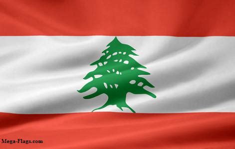 The flag of lebanon is a tricolor flag of red (top), white (double width), and red horizontal bands with green cedar tree centered on white. Lebanon Flag image