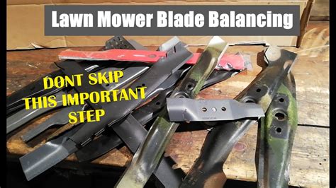 How To Balance A Lawn Mower Blade Showing 3 Different Ways Youtube