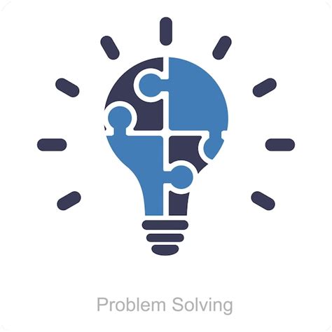 Premium Vector Problem Solving And Solution Icon Concept