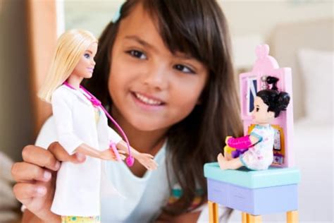 Barbie Pediatrician Playset Blonde Doll Exam Table X Ray