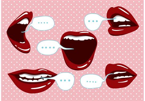 Mouth Talking Icons 84443 Vector Art At Vecteezy