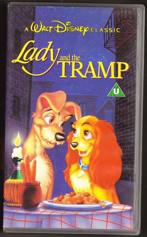 Image Lady And The Tramp Uk Vhs Disney Wiki Fandom Powered By Wikia