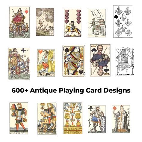 Antique Playing Card Designs Free Download