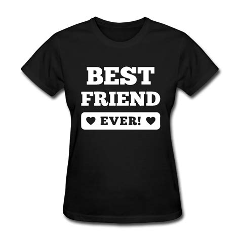 women best friend ever printing short sleeve t shirts college black in t shirts from women s