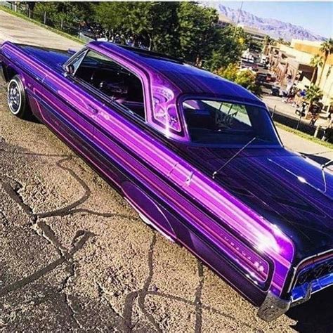 64 Chevy Impala Low Low Lamborghiniclassiccars Lowrider Cars