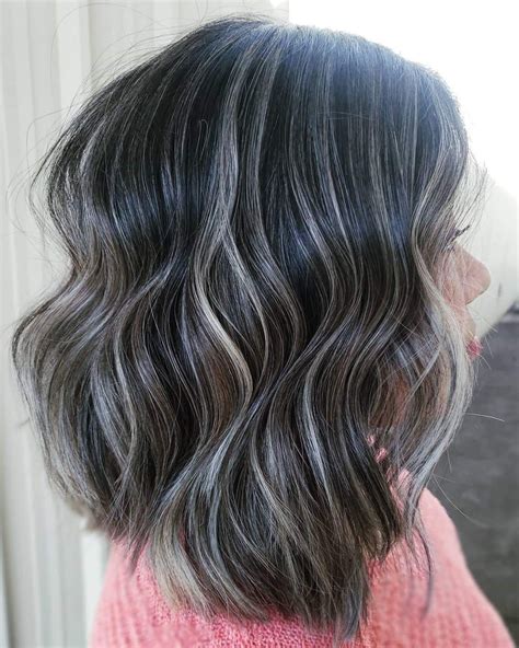 30 Gray Hair With Brown Lowlights Fashion Style