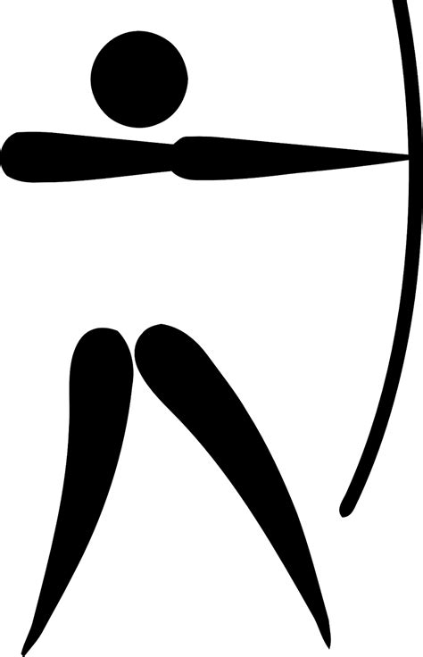 Archery Sports Logo Pictogram Png Picpng