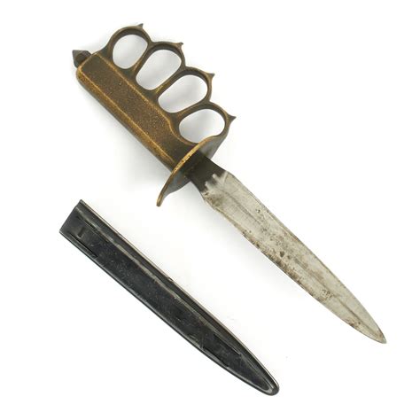 Original Us Wwi Model 1918 Mark I Trench Knife By Lf And C With Ste