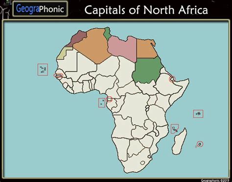Capitals Of Northern Africa Geography Game North Africa Africa