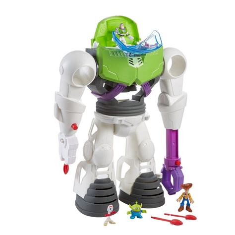 Disney Pixar Toy Story 4 Imaginext Buzz Lightyear Robot With Bonus