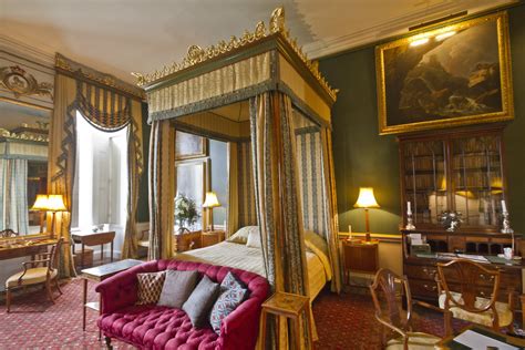 Beautiful Ornate Bedroom Inside The Historic Castle Howard England