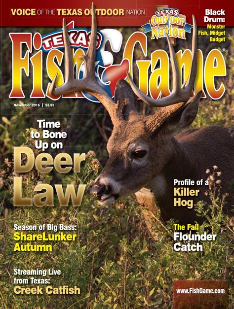 Texas Fish And Game November 2016 By Texas Fish And Game Issuu