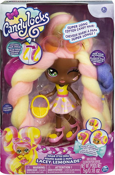 Spinmaster Candylocks Deluxe 7 Lacey Lemonade Scented Sugar Style