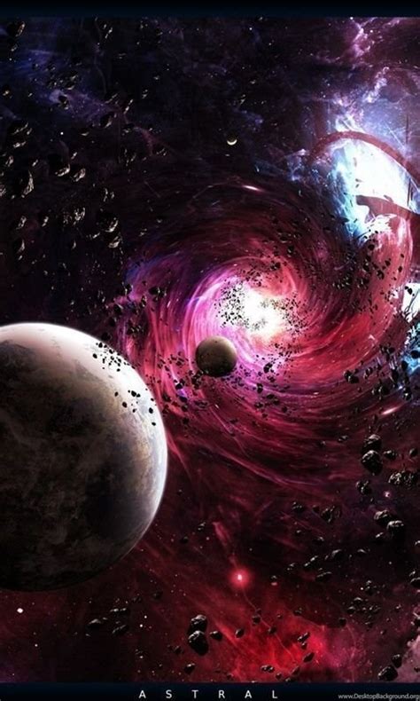 Planetary Space Vortex Wallpapers Desktop Background